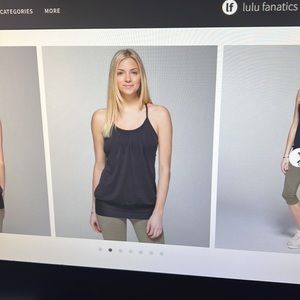Lululemon no limits tank top